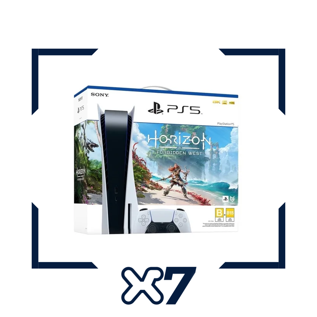 Sony PlayStation 5 - Horizon Forbidden West Bundle - Branco e Preto
